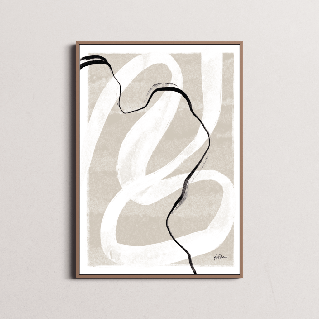 Atelier Noir - Abstract figure N°6