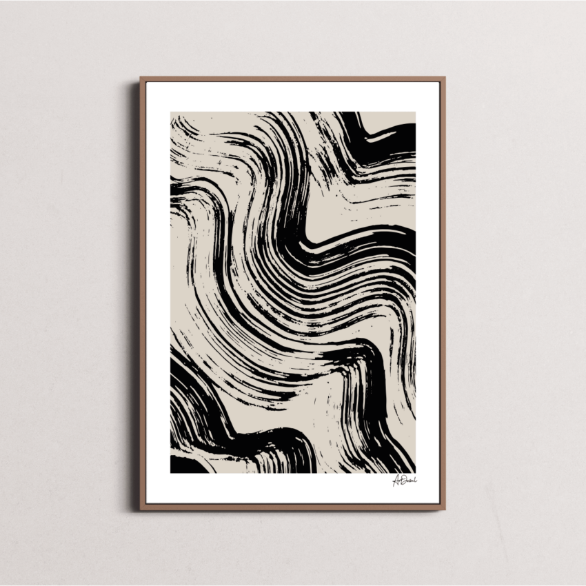 Atelier Noir - Abstract figure N°1