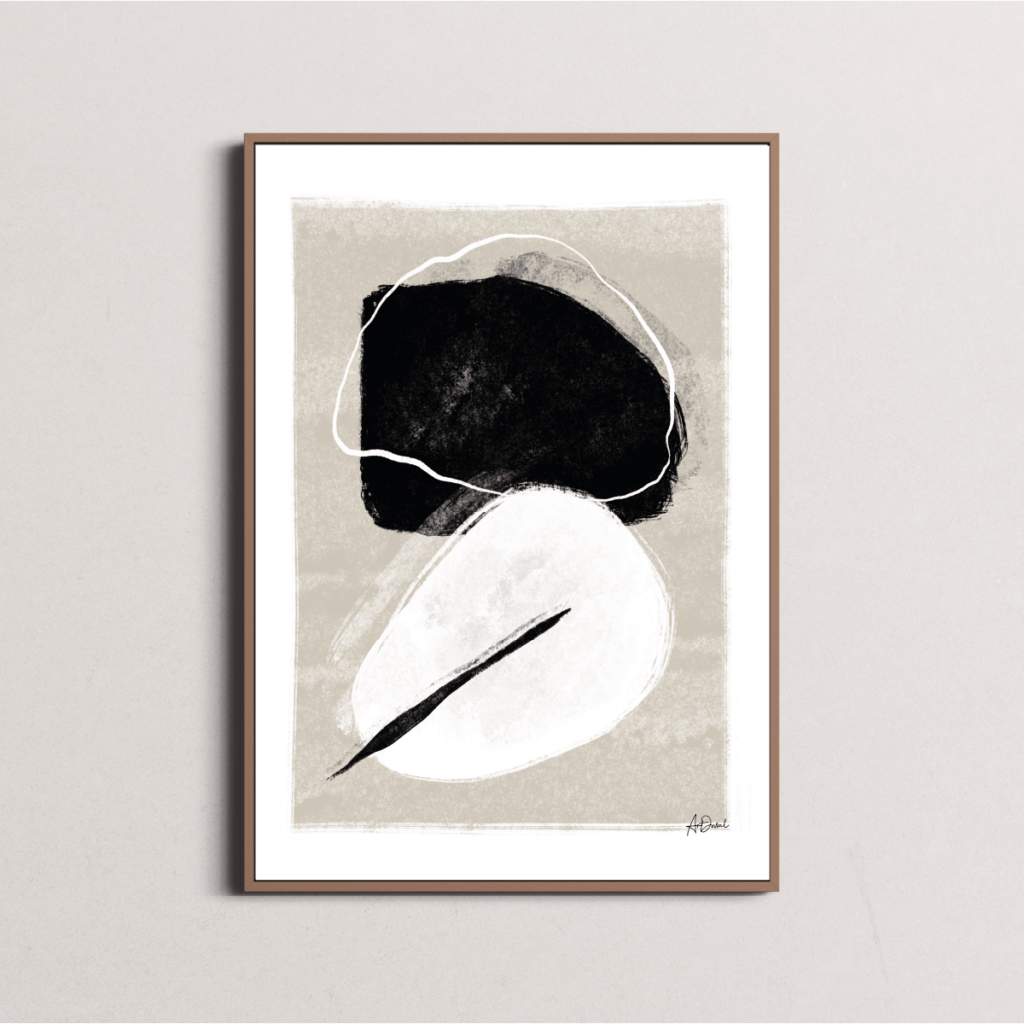 Atelier Noir - Abstract figure N°4