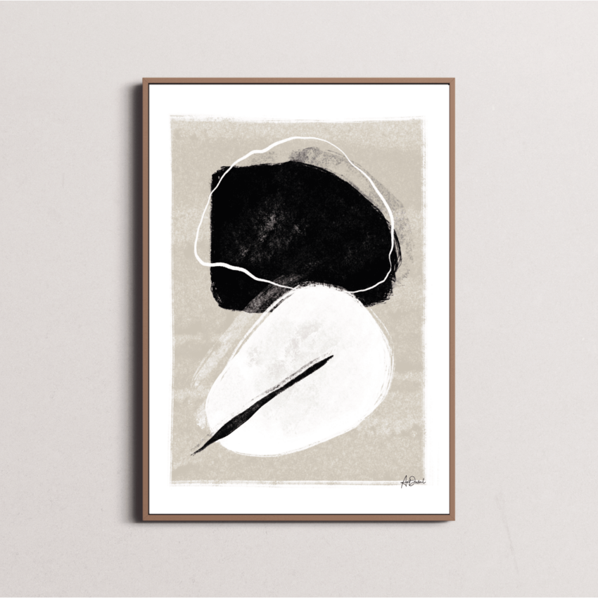 Atelier Noir - Abstract figure N°4