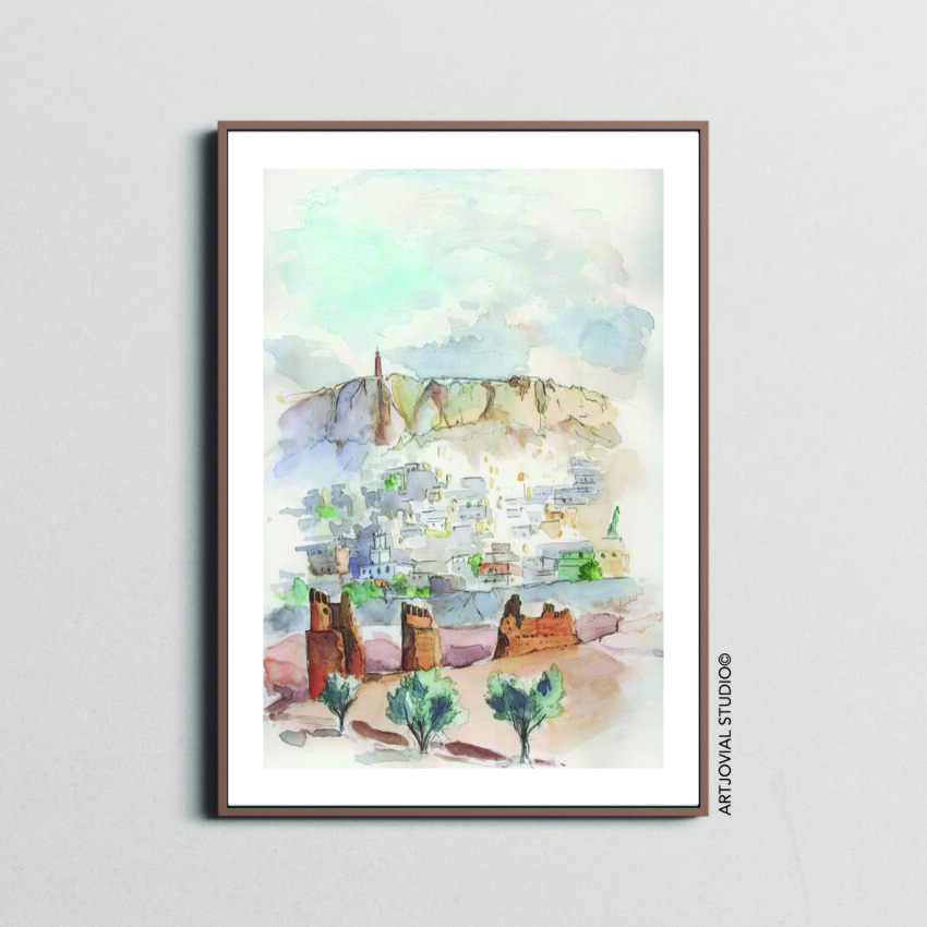 Souvenirs d'Algérie – Paysage sud #14