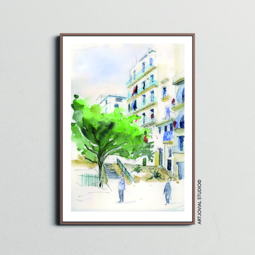 Souvenirs d'Algérie –  #9 Jardin boulevard Taleb Abderrahmane