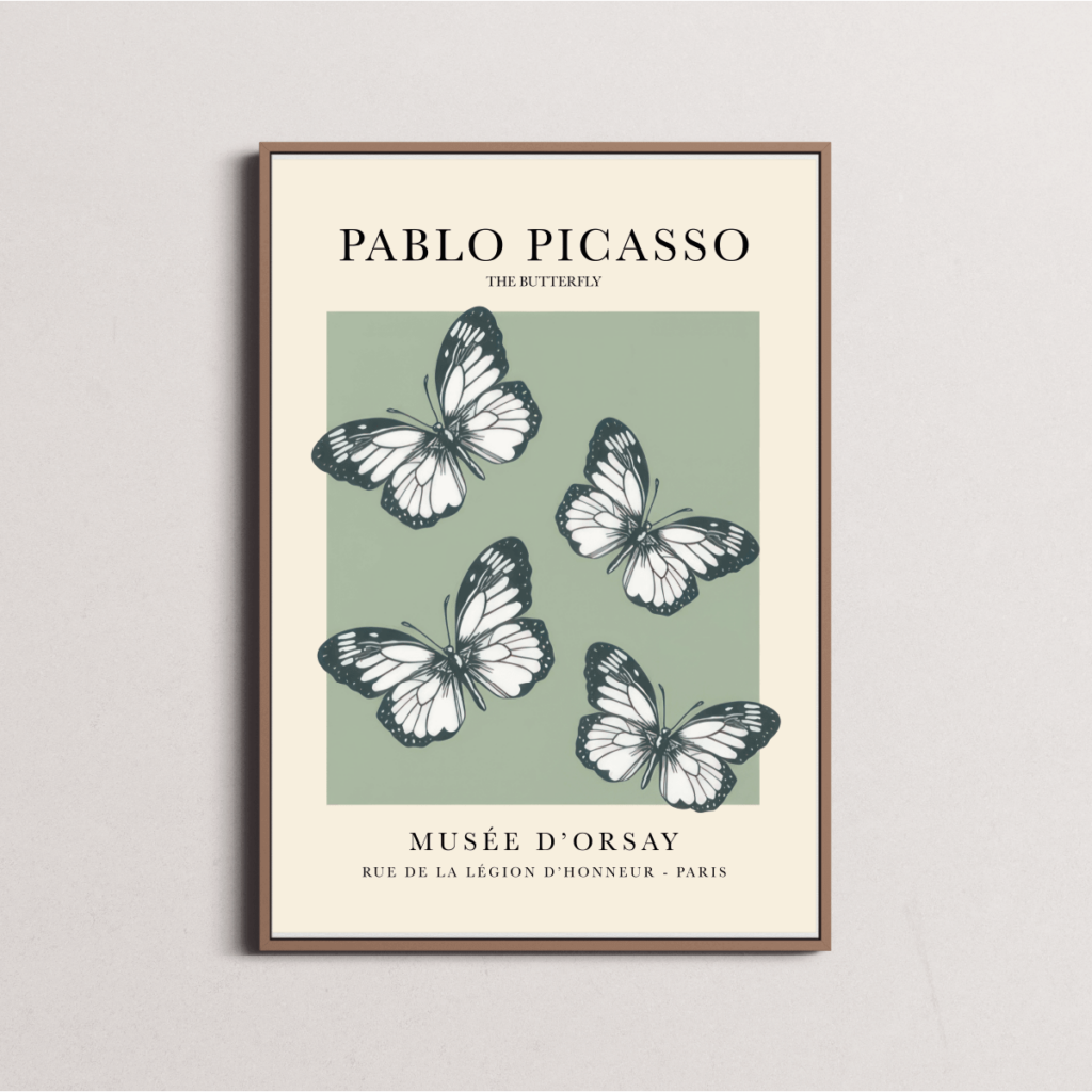 Papillons de Picasso - Poster