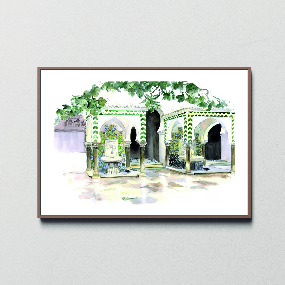 Souvenirs d'Algérie – #15 Djema el Kbir, cour, fontaines