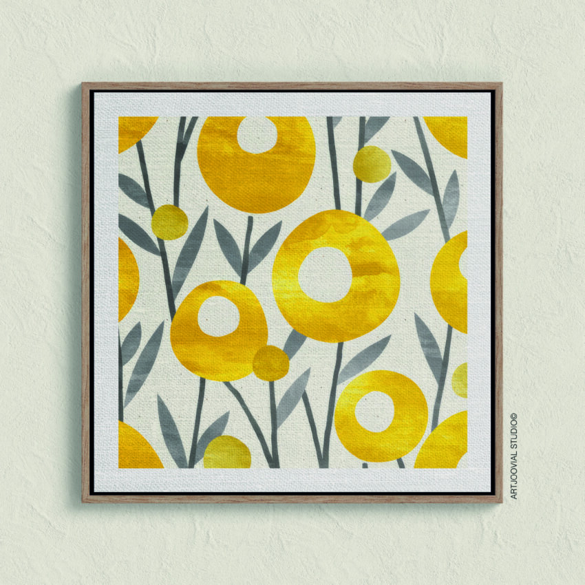 Nordic Bloom No1 - Square