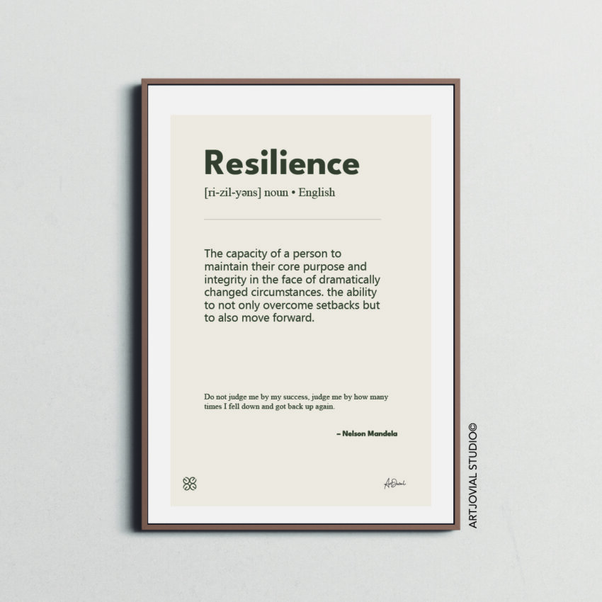 Résilience – Affiche