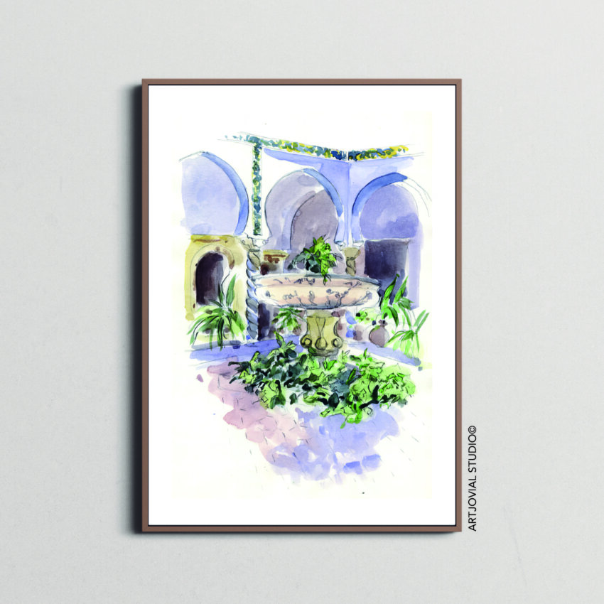 Souvenirs d'Algérie – #12 Palais Hassan Pacha, west ed-dar