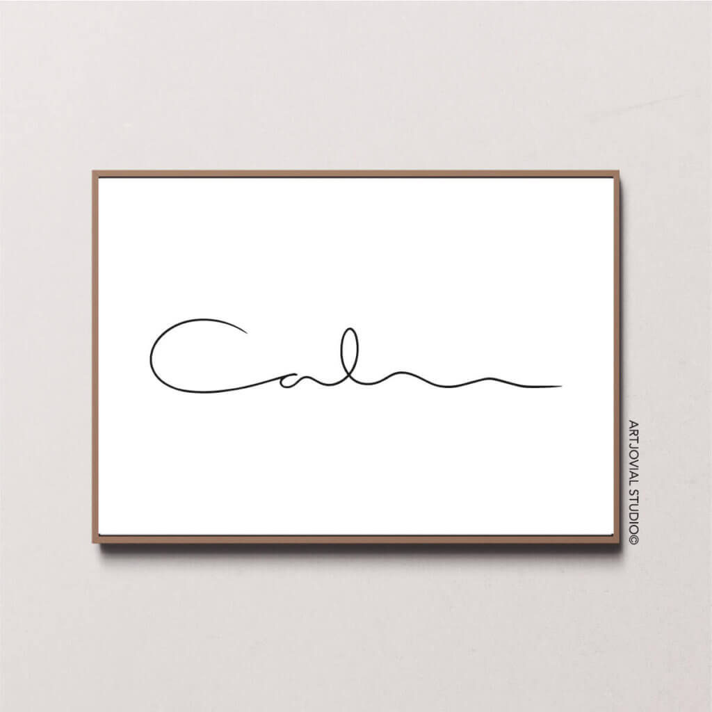 Calm Affiche