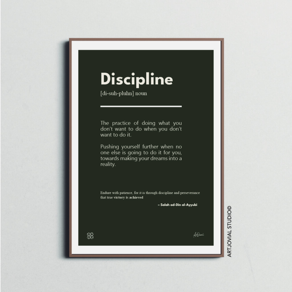 Affiche Discipline