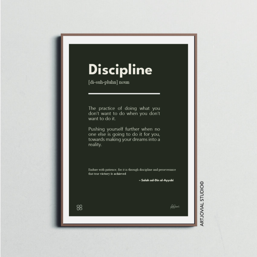 Affiche Discipline