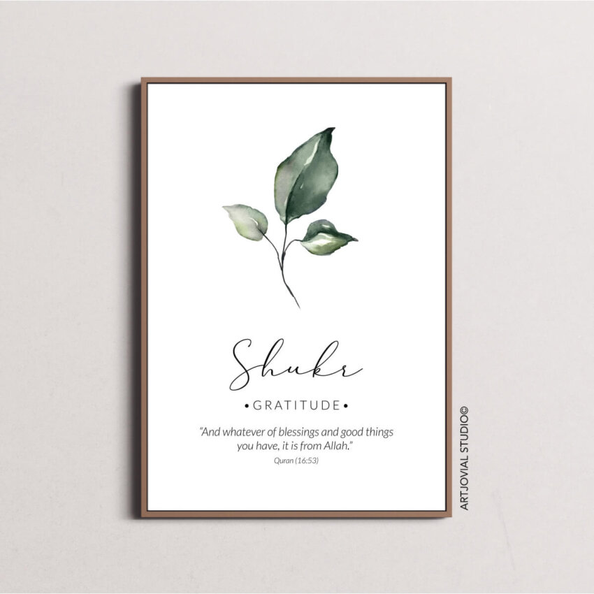 Shukr - gratitude