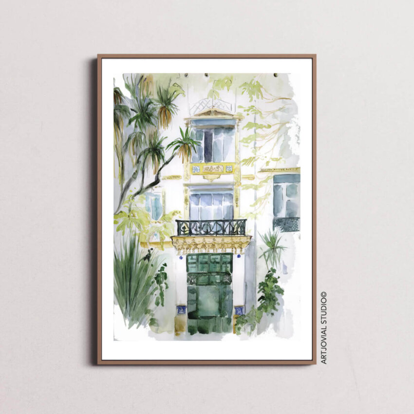 Collection Souvenirs d'Algérie #25 - Balcon Hôtel Saint-George Alger